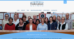 Desktop Screenshot of federationclinic.com.au